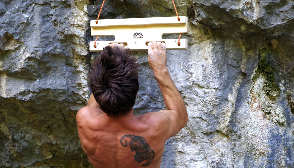 Make a change and warm up on a board before climbing. Photo: Gaz Parry