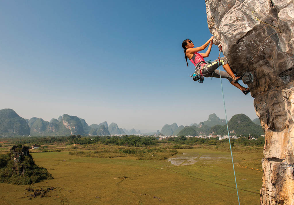 Bridget McConell on Eggstreme Eggsposure (F6a) on the Egg. Photo: Thorsten Henn