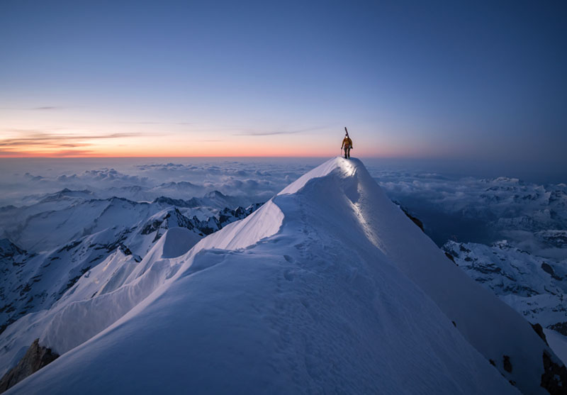 Cresta Signal, Monte Rosa, Italy. Photo: Ben Tibbetts